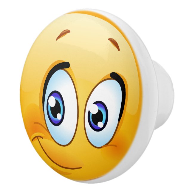 Big Smile Lycklig Ansikte Drawer Knob - SRF Knopp (Höger)