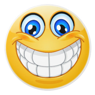 Big Smile Lycklig Ansikte Drawer Knob - SRF Knopp
