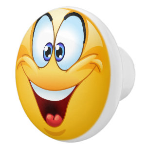 Big Smile Lycklig Ansikte Drawer Knob - SRF Knopp