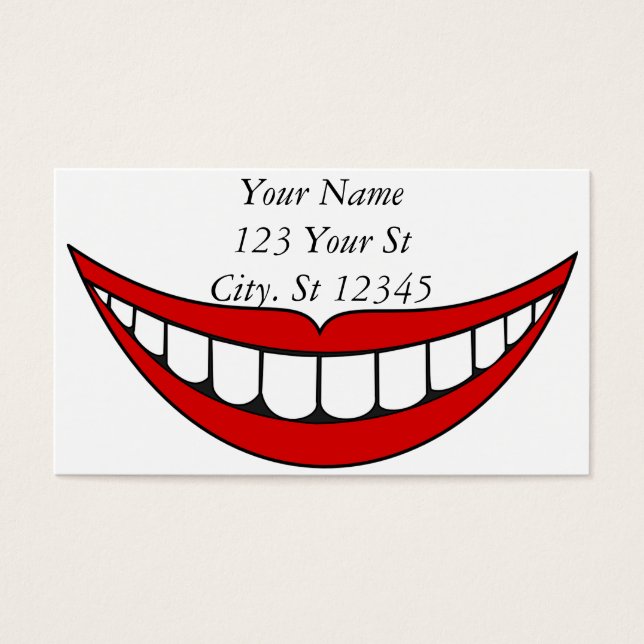 Big Smile Thunder_Cove Visitkort (Framsidan)