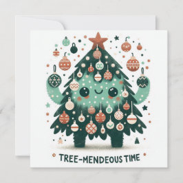 Big Smile Träd-mendous Time Julkort