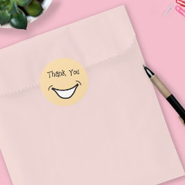 Big Smiles Cute and Colorful Tack Sticker Runt Klistermärke