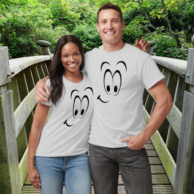Big Smiling Ansikte Unisex Tee Shirt (Skapare uppladdad)