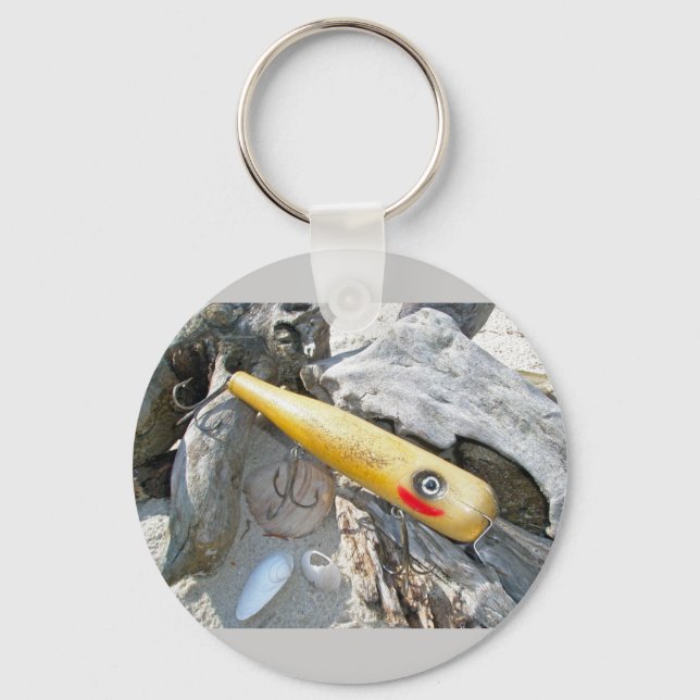 Big Snook-Vintage Lure Keychain Nyckelring (Framsida)