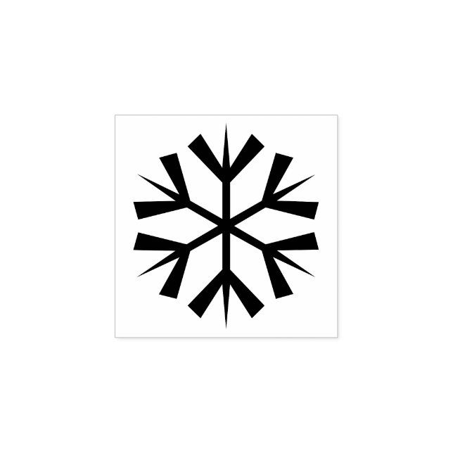 Big Snowflake-Helgdag Kids DIY Art Craft Stämpel (Tryck)
