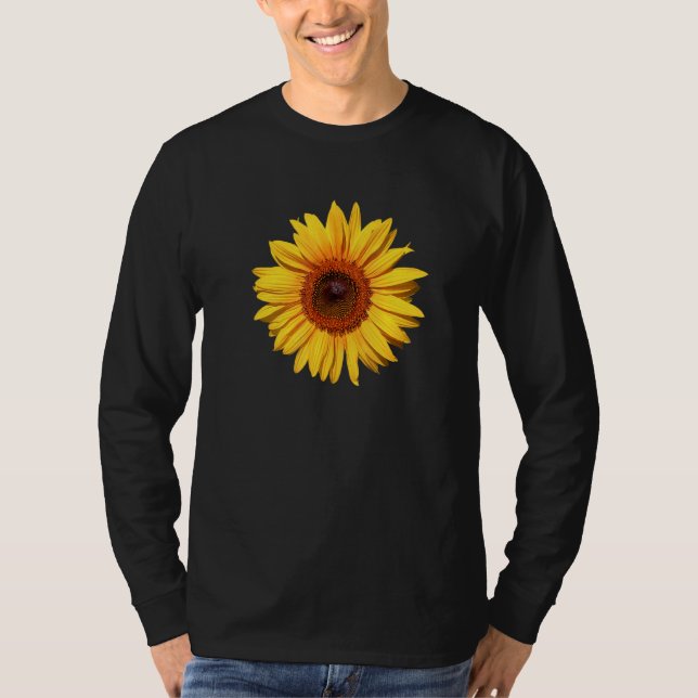 Big Solros Sol Vår Lycklig T Shirt (Framsida)