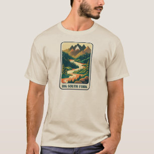 Big South Fork River Tennessee Kentucky Färger T Shirt