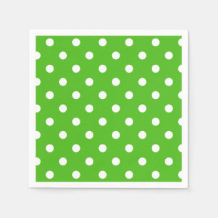 Big Spots Kelly Grönt Papper Napkins Pappersservett
