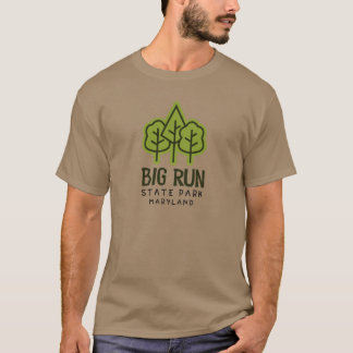 Big Springa State Park Maryland Träd T Shirt
