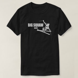 Big Squaw Maine Skier T Shirt
