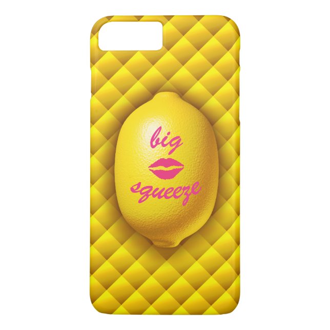 Big Squeeze Lemon iPhone 7 Case-Mate iPhone Skal (Baksida)