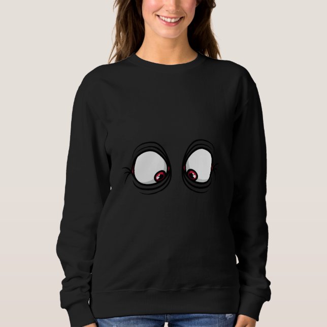 Big Squinting Eyes Grimace T Shirt (Framsida)
