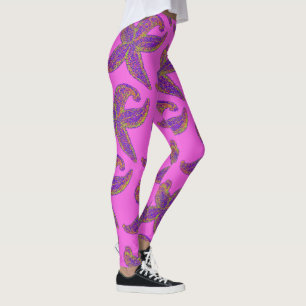 Big Starfish Thunder_Cove rosa Leggings
