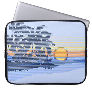 Big Sunset Hawaiian Neoprene Wetdräe Laptop Fodral