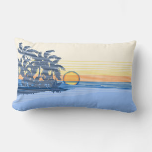Big Sunset Hawaiian Reversible Lumbar Pillows Lumbarkudde
