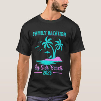 Big Sur Beach Kalifornien Familjesemester 2025 Pal T Shirt