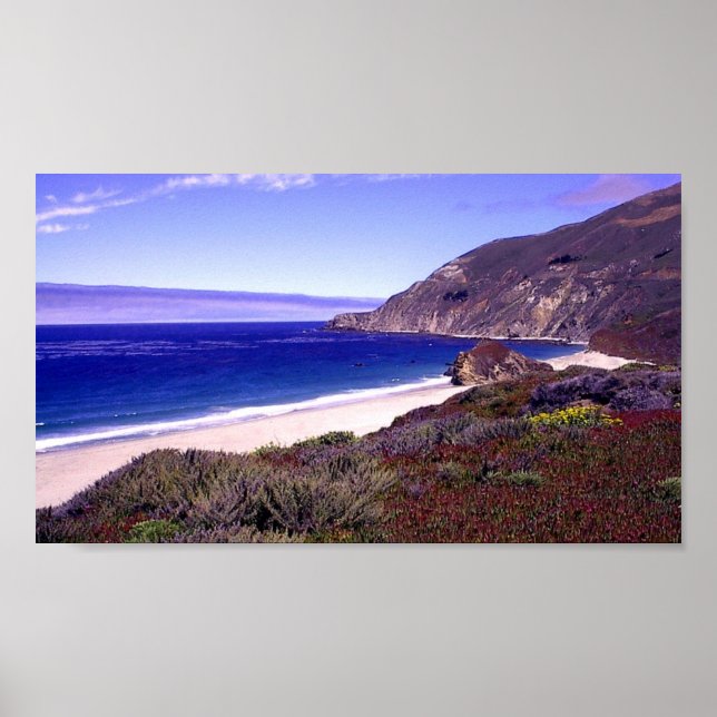 Big Sur Beach Poster (Framsidan)