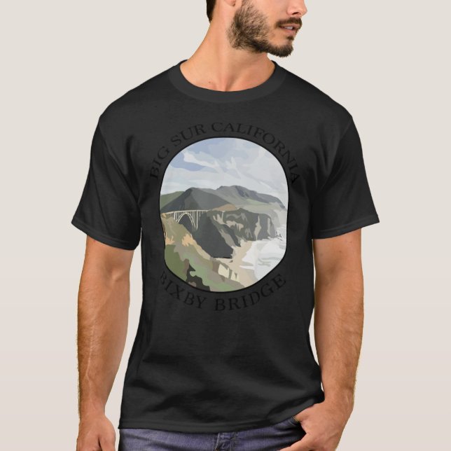 big sur bixby bridge Classic T-Shirt (Framsida)