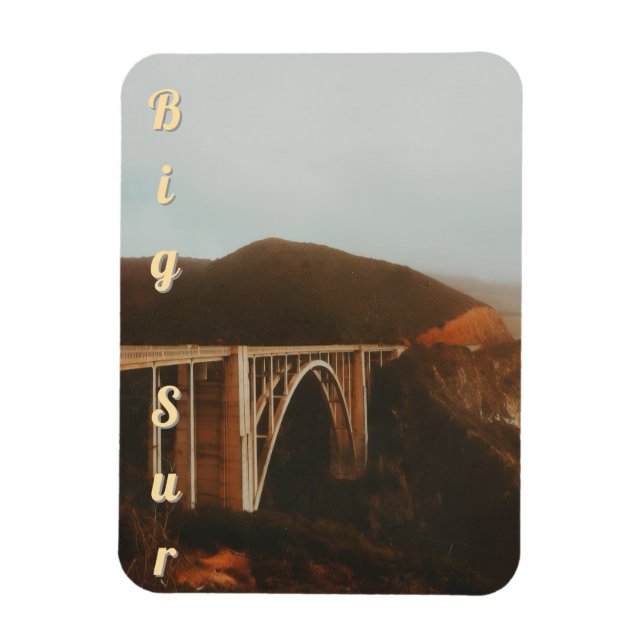Big Sur, Bixbybron, Highway 1 Magnet (Vertikal)