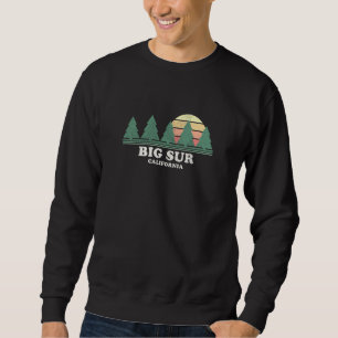 Big Sur Ca Vintage Throwback Retro 70 s Lång Ärmad Tröja