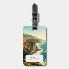 Big Sur California Central Kusten Bagagebricka