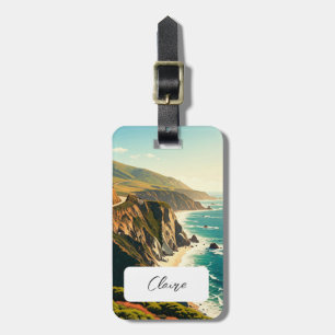 Big Sur California Central Kusten Bagagebricka