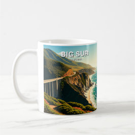 Big Sur California Central Kusten Kaffemugg