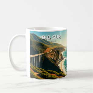 Big Sur California Central Kusten Kaffemugg
