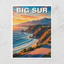 Big Sur California Central Kusten Travel Sunset