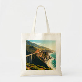 Big Sur California Central Kusten Tygkasse