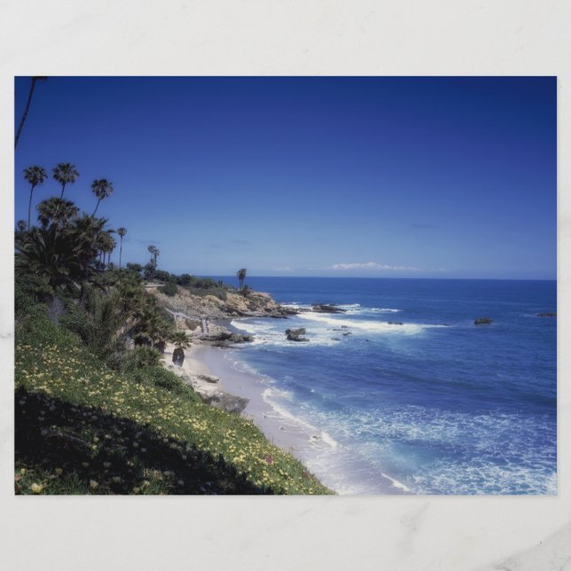Big Sur California Kusten Scrapbook Papper (Framsida)