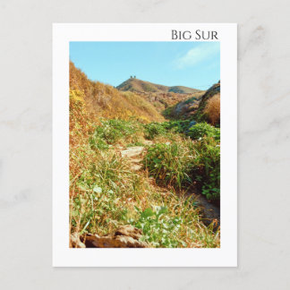 Big Sur California Mountains Vykort