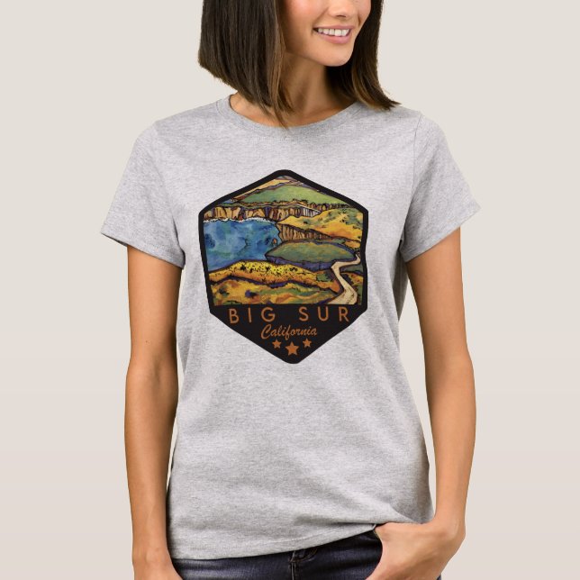 Big Sur California T Shirt (Framsida)