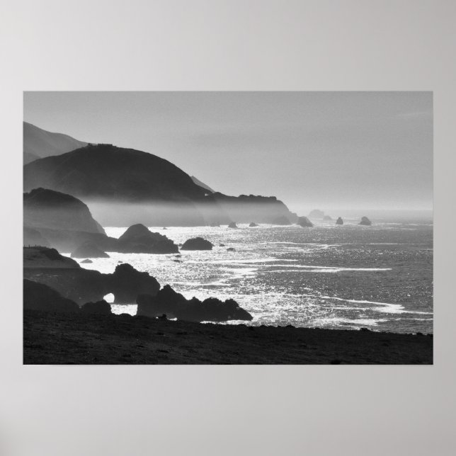Big Sur Coast by Lisa Lavin Poster (Framsidan)