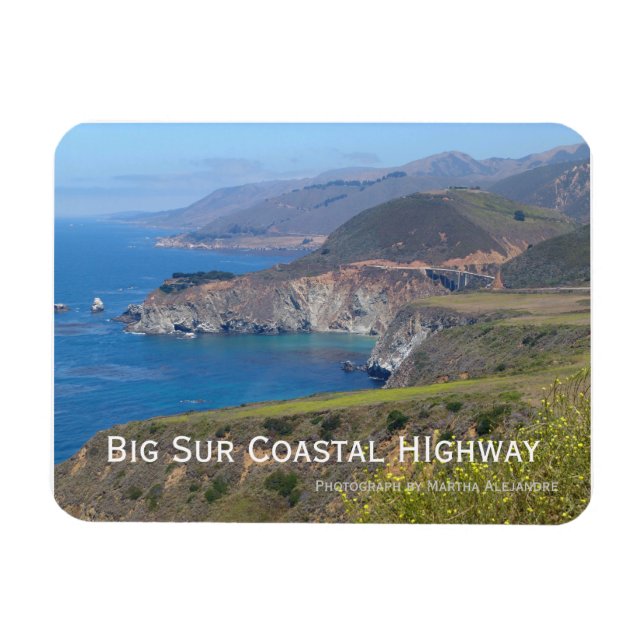 Big Sur Coastal HIghway Magnet (Horisontell)