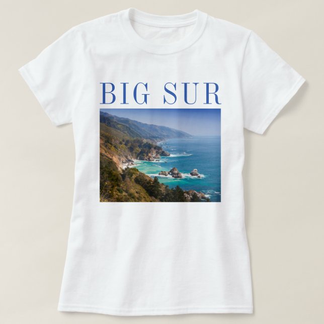 Big Sur Kalifornien kust T Shirt (Design framsida)