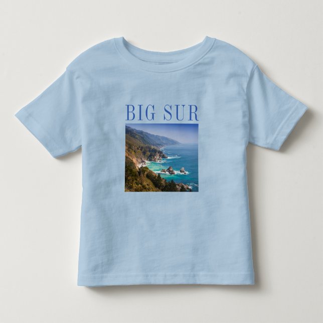 Big Sur Kalifornien kust T Shirt (Framsida)