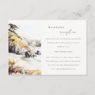 Big Sur, Kalifornien Landskapsbröllopsreception Tilläggskort
