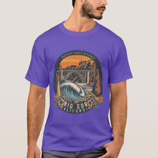 Big Sur Kalifornien Överstorlek T Shirt