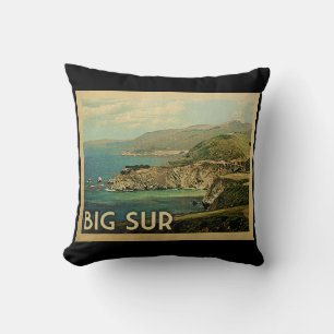 Big Sur Kalifornien Vintage resor Kudde
