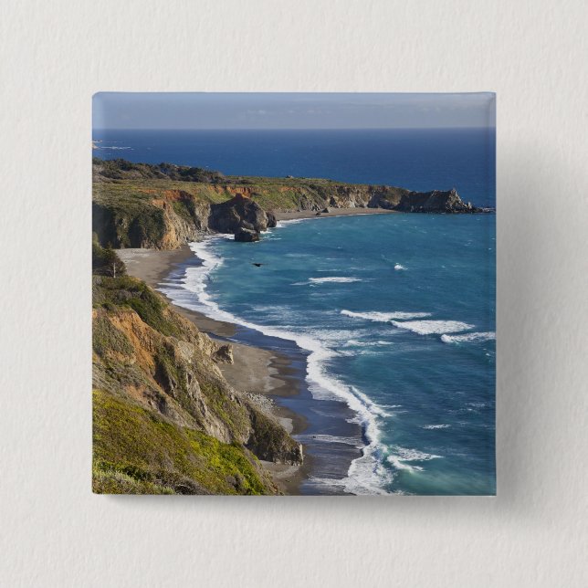 Big Sur kusten i Kalifornien, USA Knapp (Framsida)
