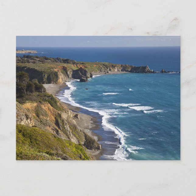 Big Sur kusten i Kalifornien, USA Vykort (Framsida)