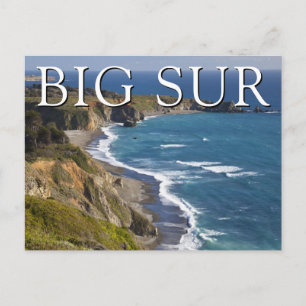 Big Sur-kusten Kalifornien Grattis på födelsed Vykort
