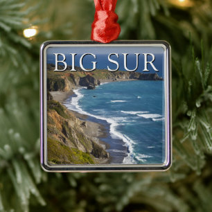 Big Sur-kusten Kalifornien Julgransprydnad Metall