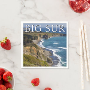 Big Sur-kusten   Kalifornien Pappersservett