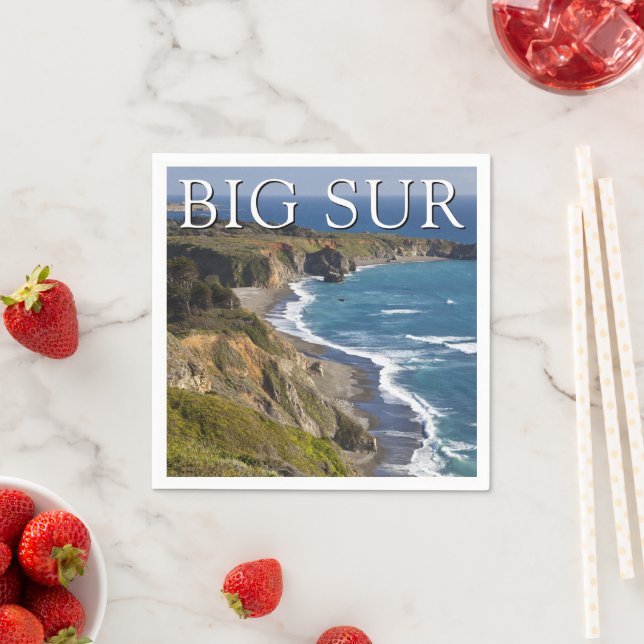 Big Sur-kusten | Kalifornien Pappersservett (Insitu)