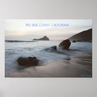 Big Sur Kusten, Kalifornien. Poster