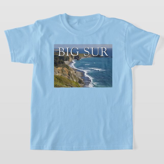 Big Sur-kusten | Kalifornien T Shirt (Laydown)
