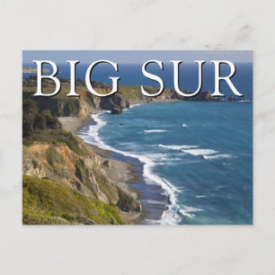 Big Sur-kusten Kalifornien Vykort