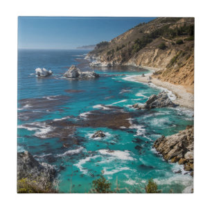 Big Sur-kusten, västkusten, Stillahavskusten Kakelplatta